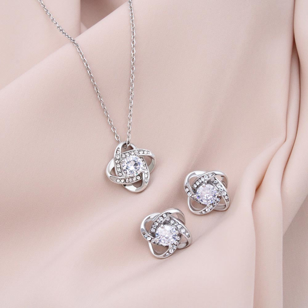 Diamond Love Knot Set