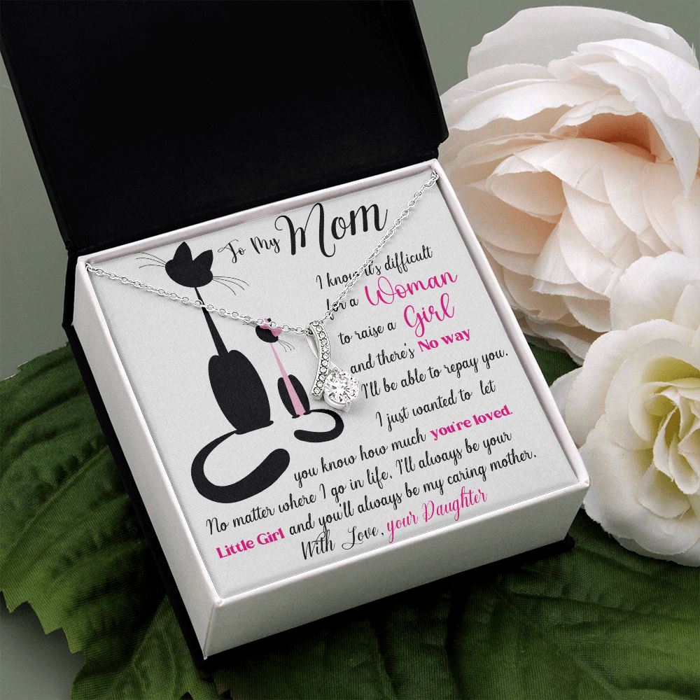 To my Mom - with Love your Daughter - ALLURING BEAUTY necklace gift Jewelry ShineOn Fulfillment 