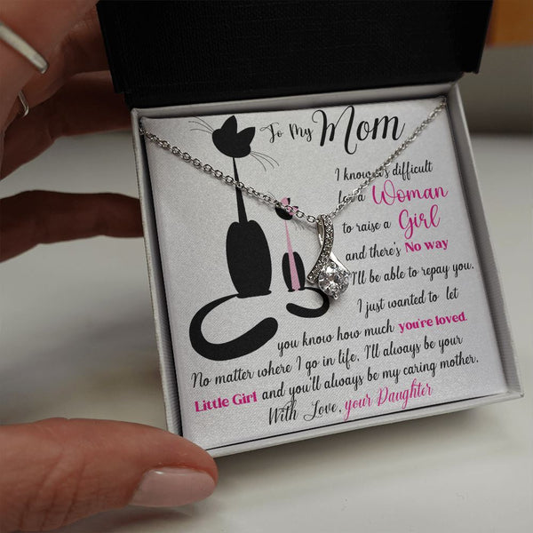 To my Mom - with Love your Daughter - ALLURING BEAUTY necklace gift Jewelry ShineOn Fulfillment 