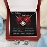 To my Soulmate - Love Knot Earring & Necklace Set! Jewelry ShineOn Fulfillment 