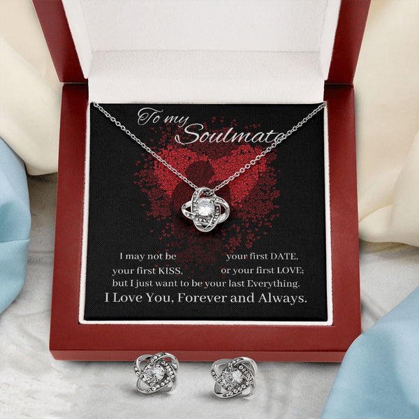 To my Soulmate - Love Knot Earring & Necklace Set! Jewelry ShineOn Fulfillment 