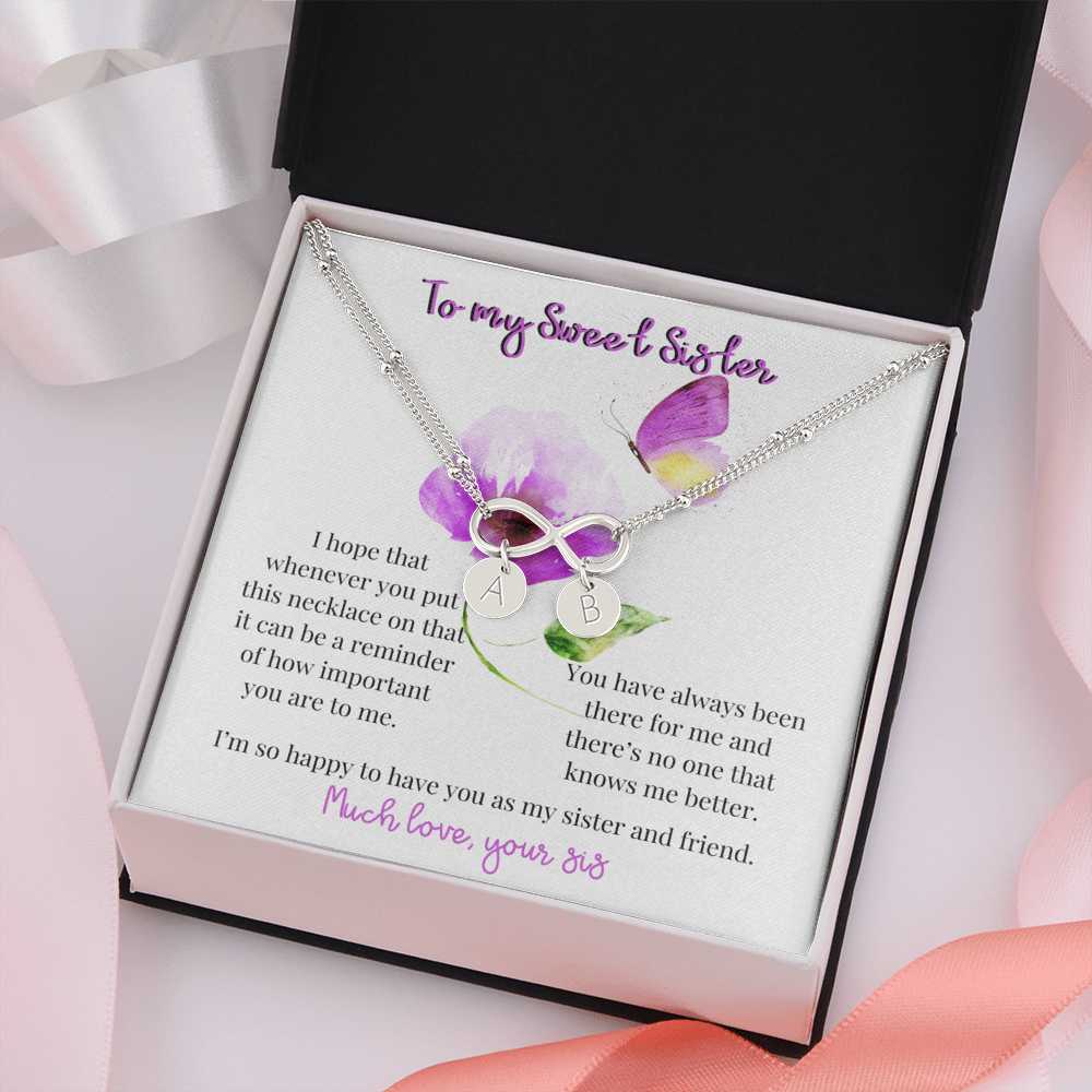 To my Sweet Sister - Infinity Bracelet gift! Jewelry ShineOn Fulfillment 