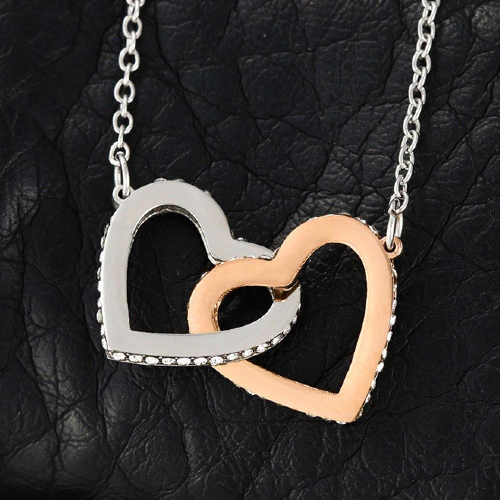 To my Sweet Sister - Two Hearts necklace Gift Jewelry ShineOn Fulfillment 