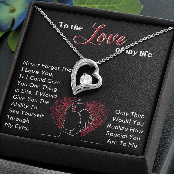 To the Love of my life - Forever Love Necklace Jewelry ShineOn Fulfillment 