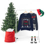 Ugly Christmas Sweater - Christmas Time is better with Wine Sweatshirt Printify 