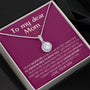 Velvet - To My Dear Mom | I Can't Imagine My Life Without You | From Son to Mother Necklace Jewelry ShineOn Fulfillment 